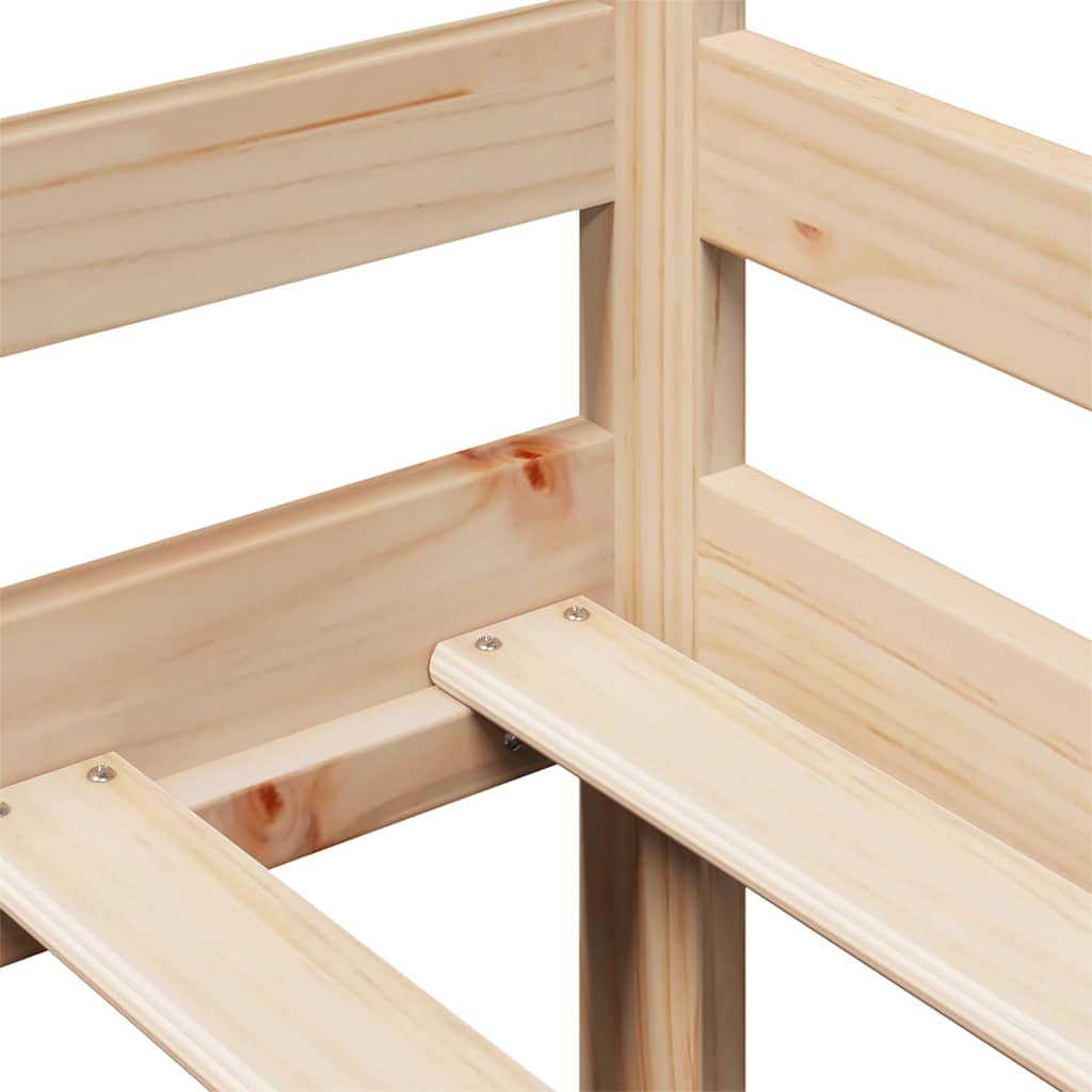 Daybed med Skuffer 90x190 Cm Massivt Fyrretræ - billede 10