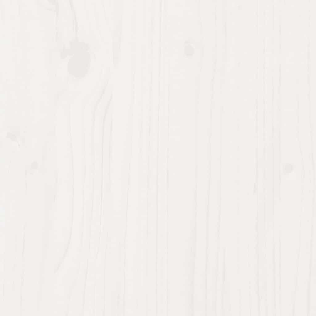 Daybed med Skuffer 90x190 Cm Massivt Fyrretræ Hvid - billede 11