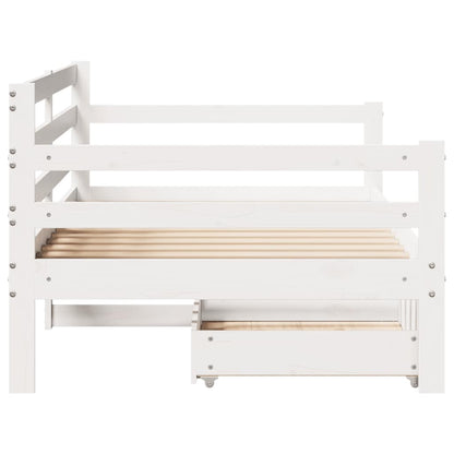 Daybed Med Skuffer 90x200 Cm Massivt Fyrretræ - Billede 7