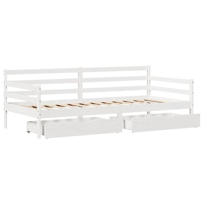 Daybed Med Skuffer 90x200 Cm Massivt Fyrretræ - Billede 9