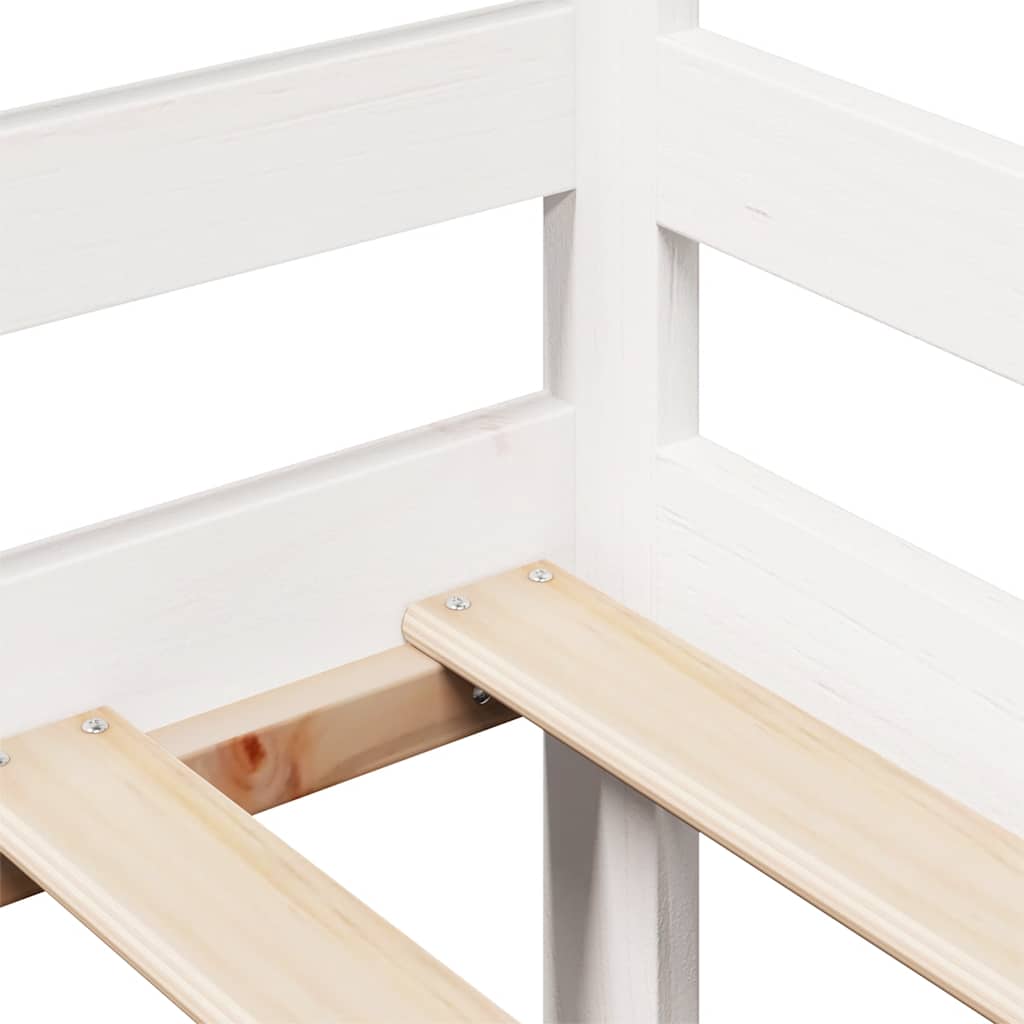 Daybed Med Skuffer 90x200 Cm Massivt Fyrretræ - Billede 10