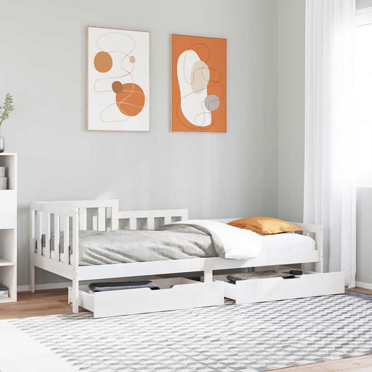 Daybed Med Skuffer Massivt Fyrretræ - Hovedbillede