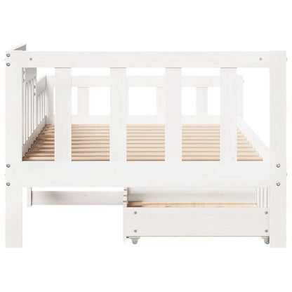 Daybed med Skuffer 90x190 Cm Massivt Fyrretræ - billede 7
