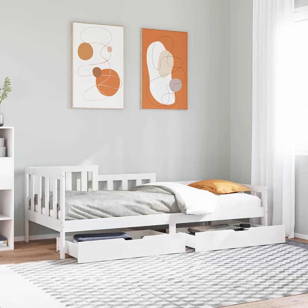 Daybed Med Skuffer Massivt Fyrretræ - Variant 3302107