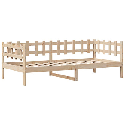 Daybed Med Skuffer 80X200 Cm Massivt Fyrretræ