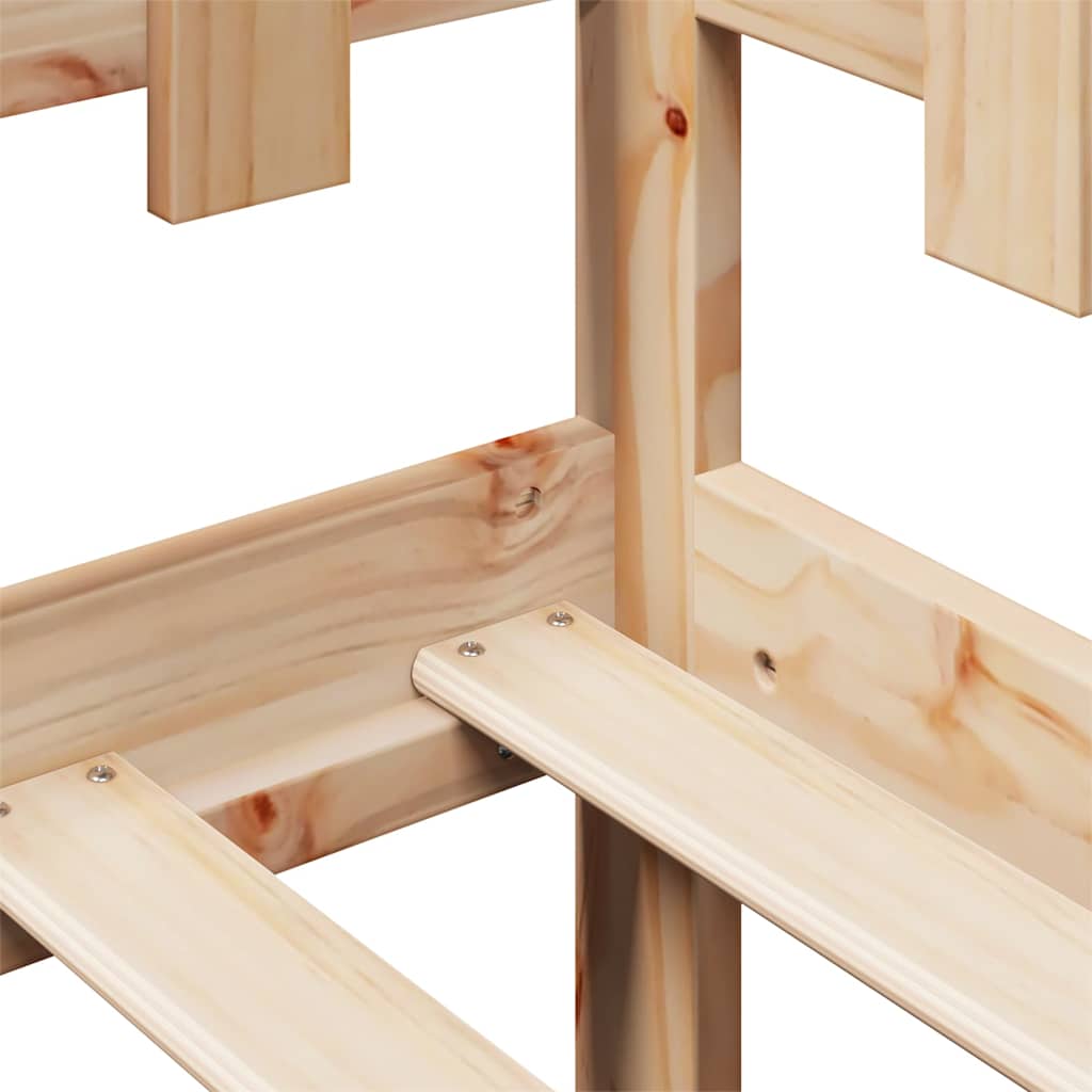 Daybed Med Skuffer 80X200 Cm Massivt Fyrretræ