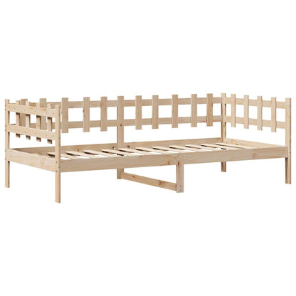 Daybed Med Skuffer 90x190 Cm Massivt Fyrretræ - Billede 5