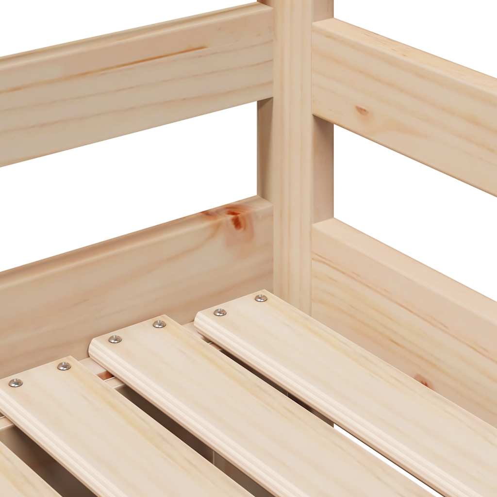 Daybed med Skuffer 90x200 Cm Massivt Fyrretræ - billede 10