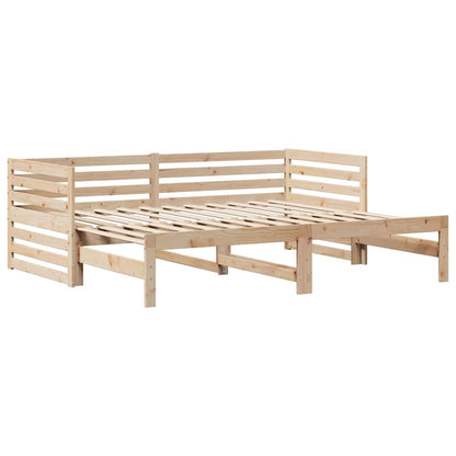 Daybed Med Skuffer Massivt Fyrretræ