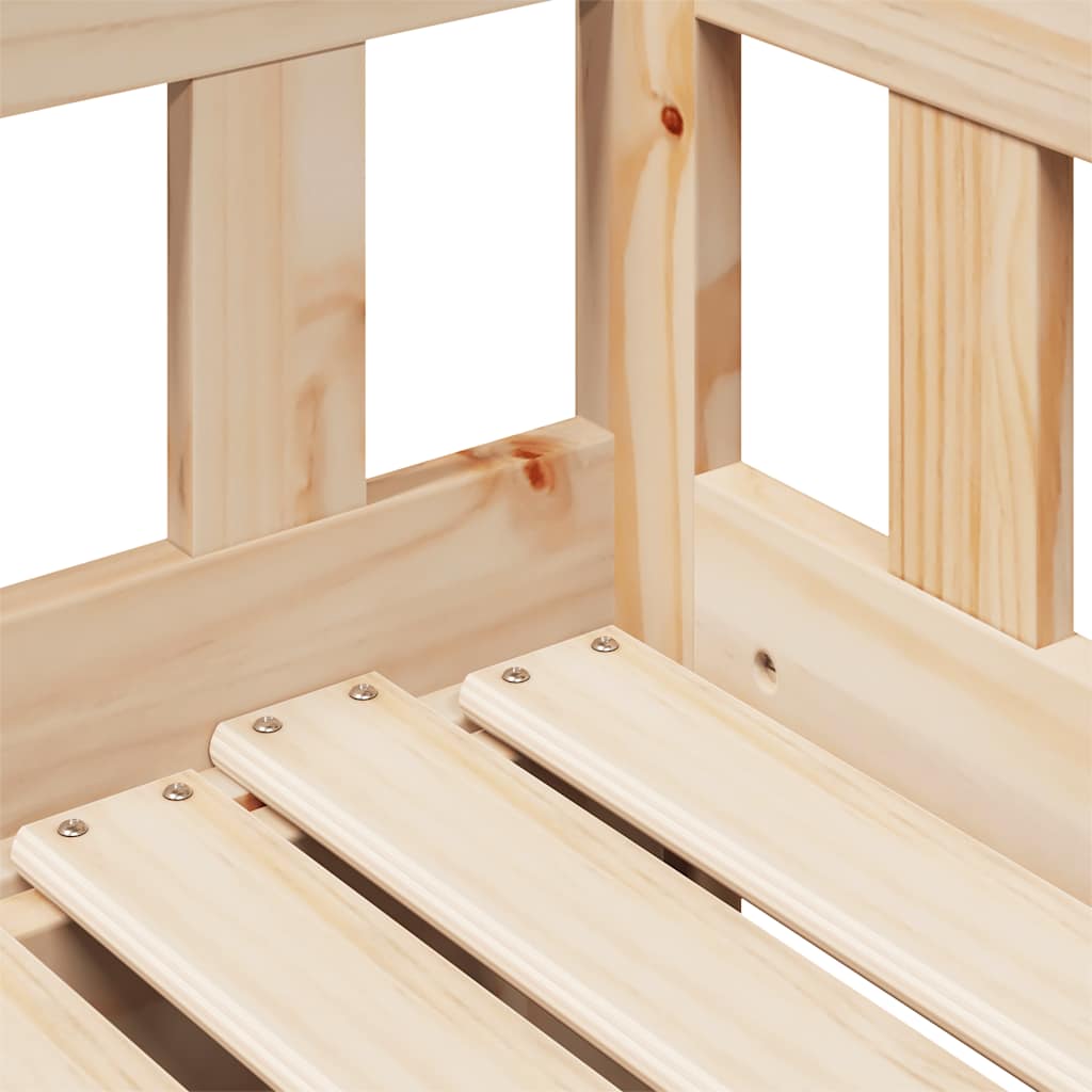 Daybed Med Udtræk Og Skuffer Uden Madras 80X200 Cm