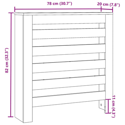 Radiatorskjuler Konstrueret Træ - Billede 8
