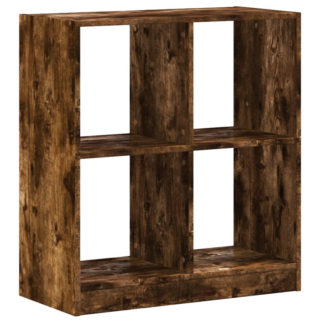 Skab 68,5x32x75 Cm Konstrueret Træ Røget Egetræ - Billede 2