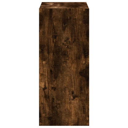 Skab 68,5x32x75 Cm Konstrueret Træ Røget Egetræ - Billede 5