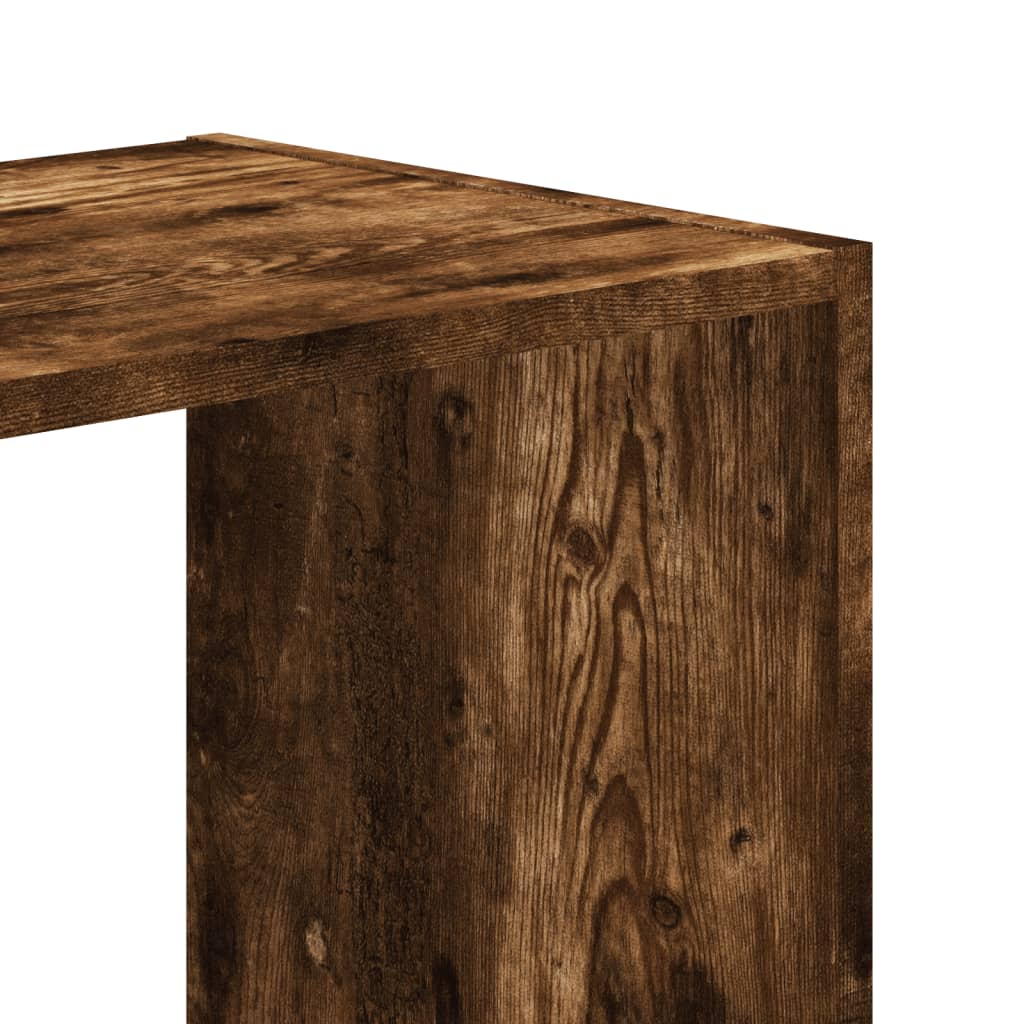 Skab 68,5x32x75 Cm Konstrueret Træ Røget Egetræ - Billede 7