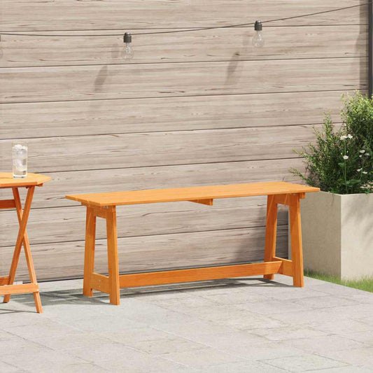 Udendørs Bænk 119 X 37 X 47 Cm Massiv Fyrretræ - Hovedbillede