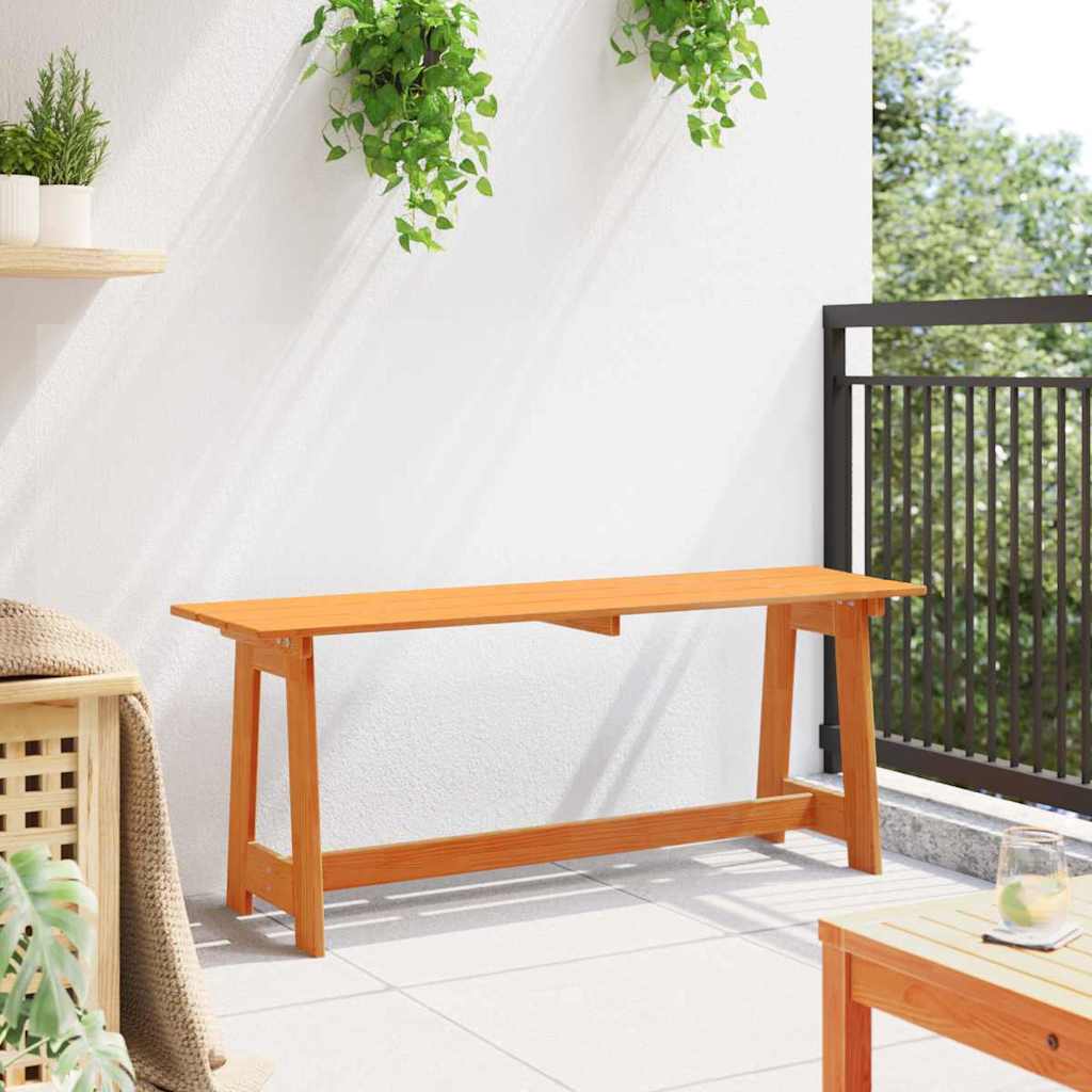 Udendørs Bænk 119 X 37 X 47 Cm Massiv Fyrretræ - Billede 3