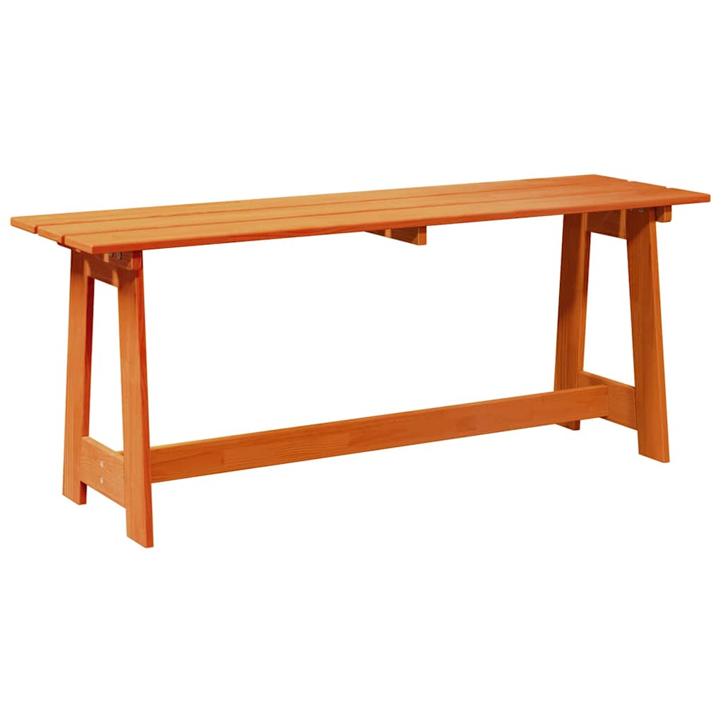 Udendørs Bænk 119 X 37 X 47 Cm Massiv Fyrretræ - Billede 2