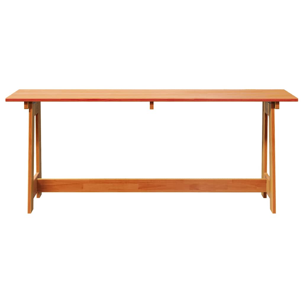 Udendørs Bænk 119 X 37 X 47 Cm Massiv Fyrretræ - Billede 4