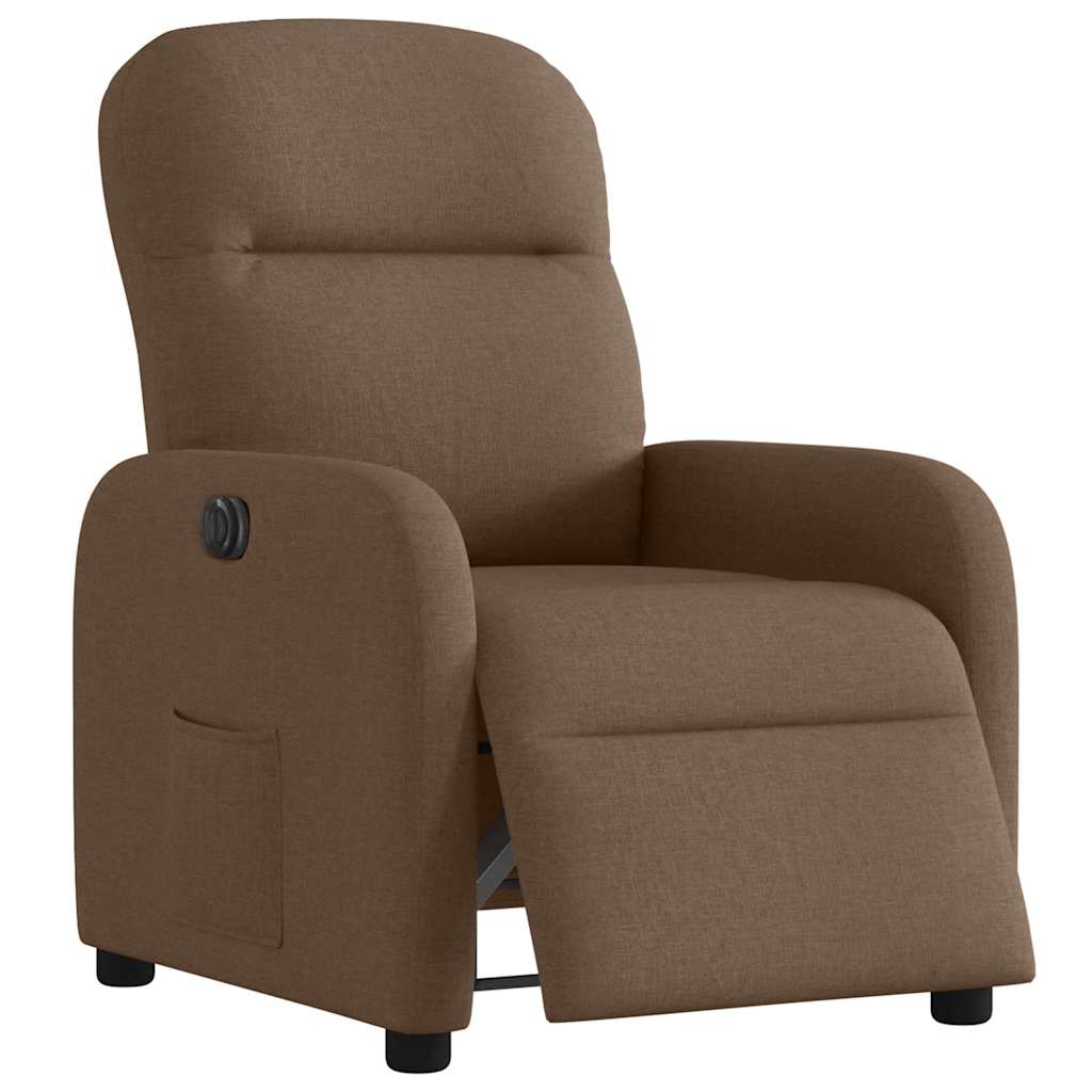 Massagestol Stof Brun