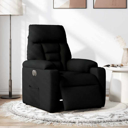 Massagestol Stof Sort