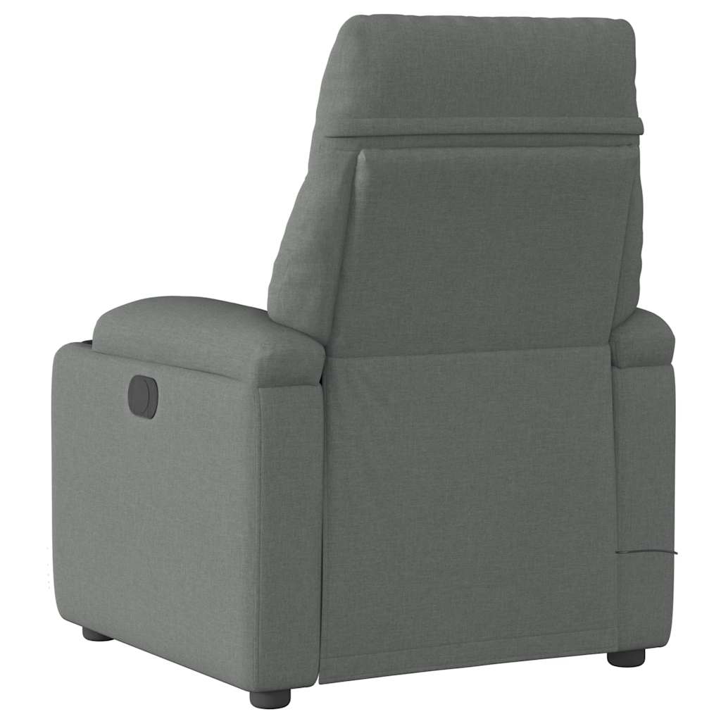 Massagestol Stof Mørkegrå