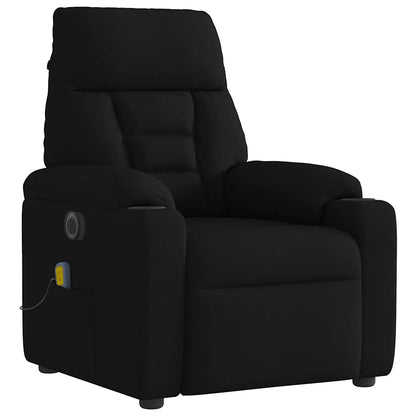Massagestol Stof Sort