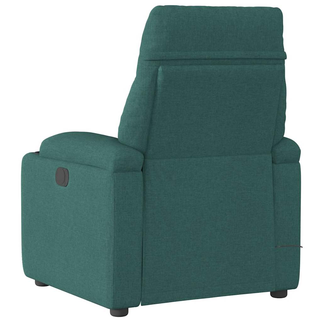 Massagestol Stof Mørkegrøn