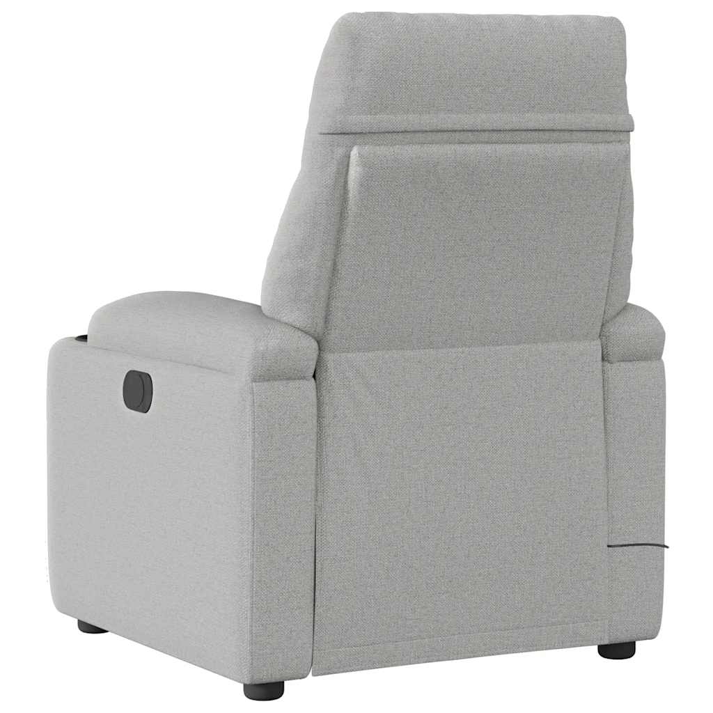 Massagestol Stof Skygrå