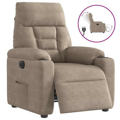 Massagestol Mikrofiberstof Gråbrun