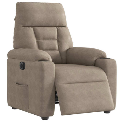 Massagestol Mikrofiberstof Gråbrun