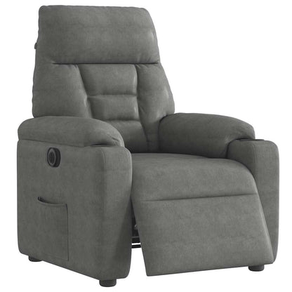 Massagestol Mikrofiberstof Mørkegrå