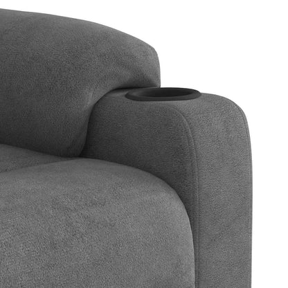 Massagestol Mikrofiberstof Mørkegrå