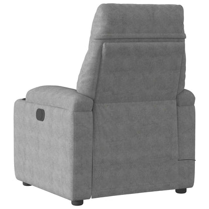 Massagestol Mikrofiberstof Mørkegrå