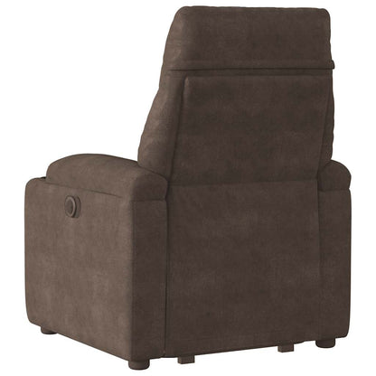 Løftestol Mikrofiberstof Brun