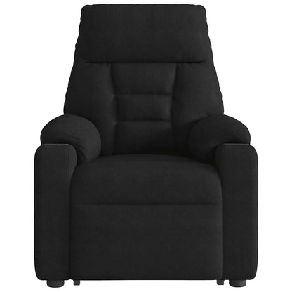 Løftestol Mikrofiberstof Sort