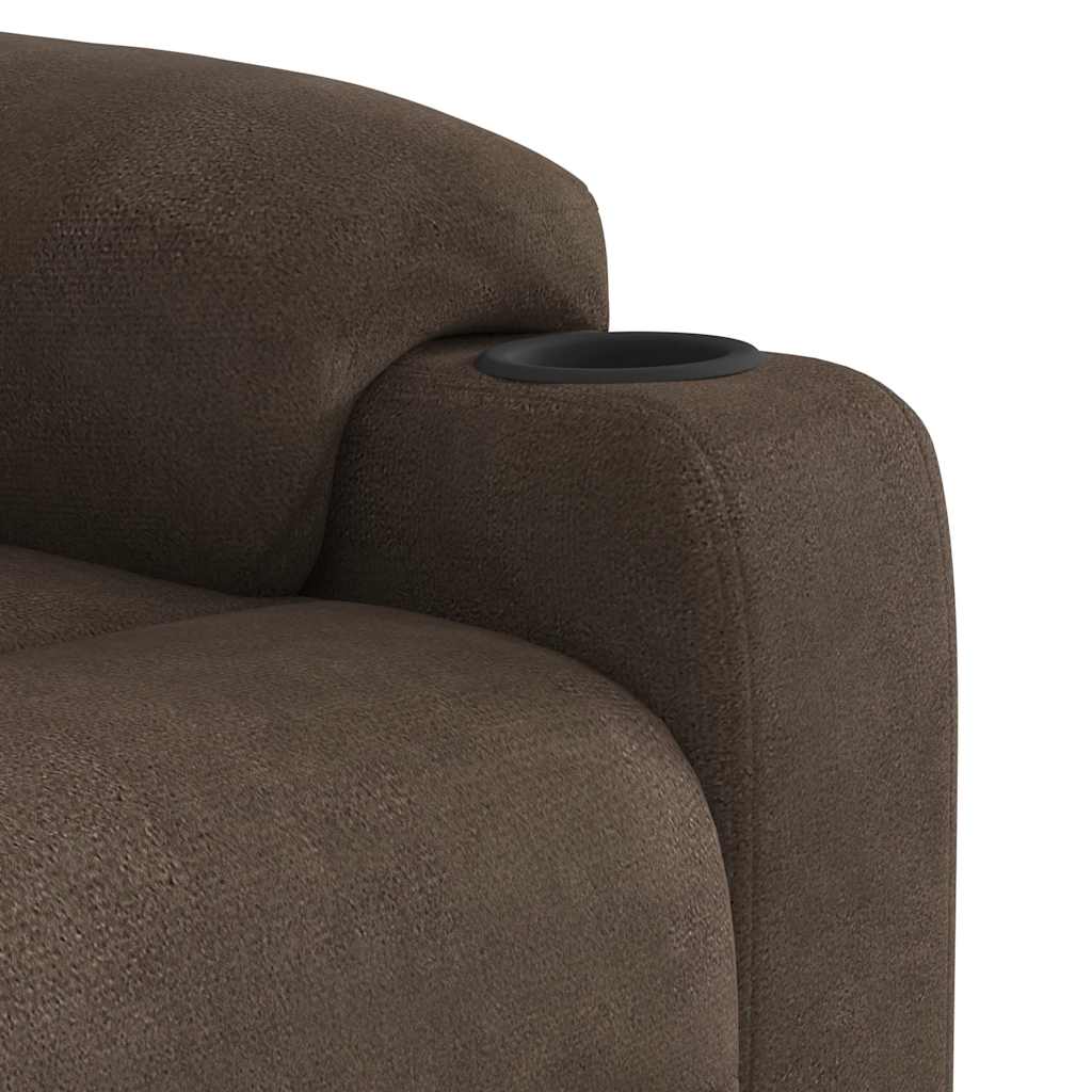 Løftestol Mikrofiberstof Brun