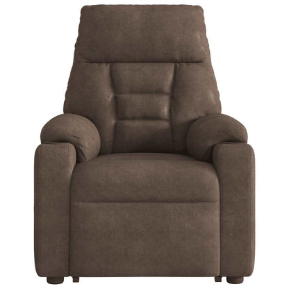 Løftestol Mikrofiberstof Brun