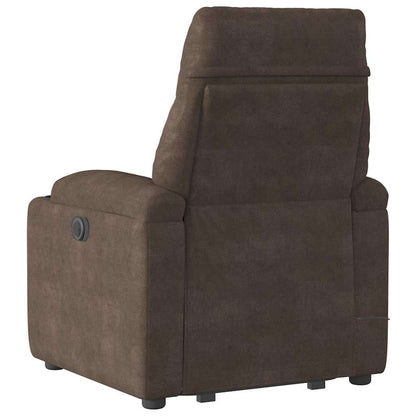 Løftestol Mikrofiberstof Brun