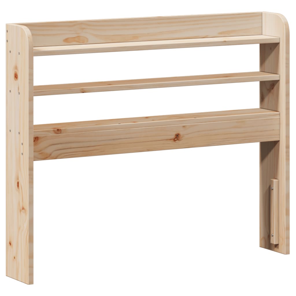 Sengeramme Med Sengegavl 75x190 Cm Massivt Fyrretræ - Billede 6