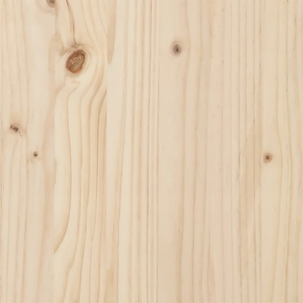 Sengeramme Med Sengegavl 75x190 Cm Massivt Fyrretræ - Billede 10