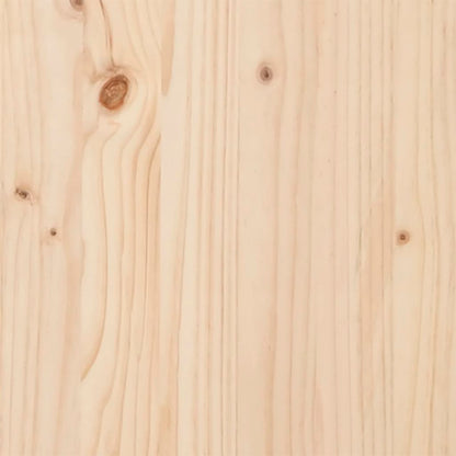 Sengeramme Med Sengegavl 75x190 Cm Massivt Fyrretræ - Billede 10