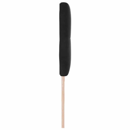 Hovedgærde Med Led -strimmellys Indstillelig Sort 100 Cm Fløjl - Billede 7