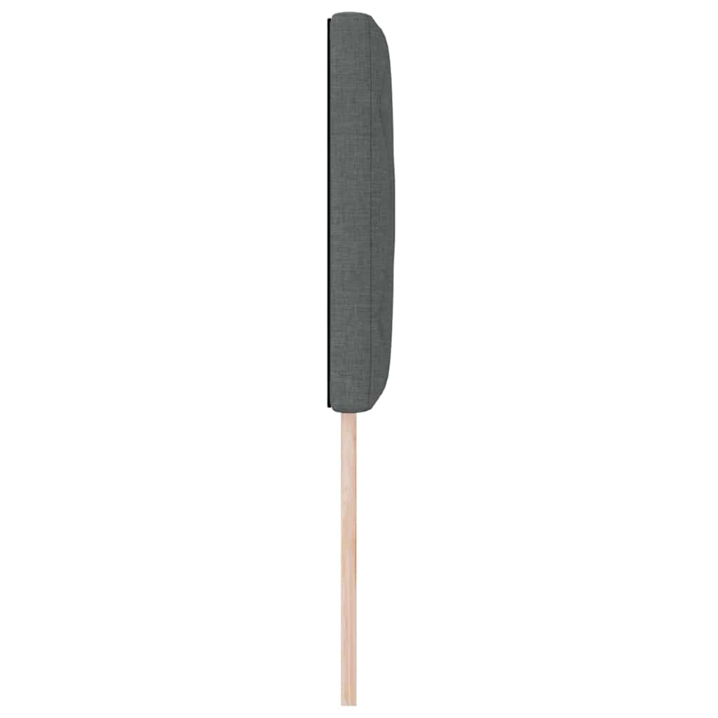 Hovedgærde Med Led -strimmellys Med Hovedgærde Grå 80 Cm Stof - Billede 7