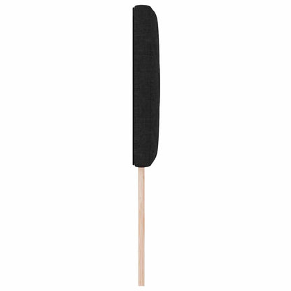 Hovedgærde Med Led -strimmellys Med Hovedgærde Sort 80 Cm Stof - Billede 7