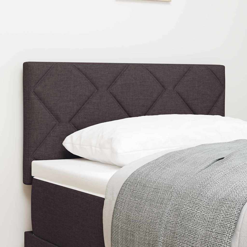 Hovedgærde Med Led -strimmellys Med Hovedgærde Brun 80 Cm Stof - Hovedbillede