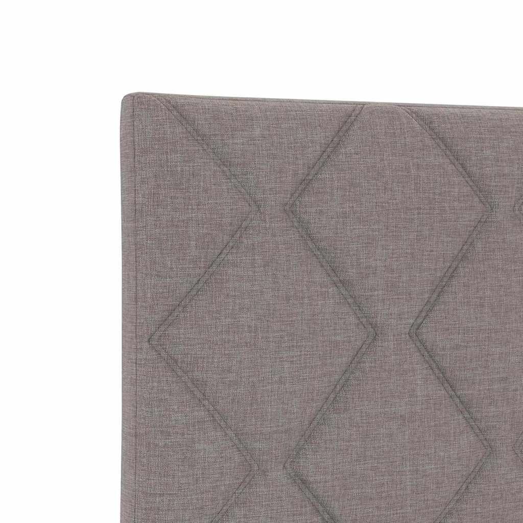 Hovedgærde Med Led -strimmellys Indstillelig Gråbrun 80 Cm Stof - Billede 9