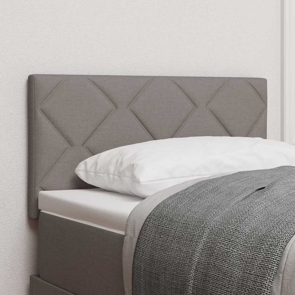 Hovedgærde Med Led -strimmellys Indstillelig Gråbrun 80 Cm Stof - Hovedbillede