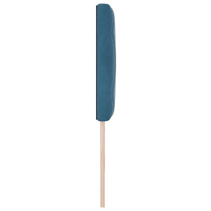 Led-sengegavl Med Led -strimmellys Mørkeblå 80 Cm Fløjl - Billede 7