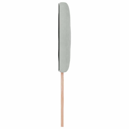 Led-sengegavl Med Led -strimmellys Manuel Lysegrå 90 Cm Fløjl - Billede 6