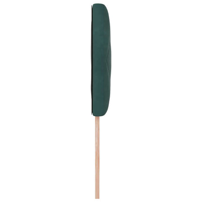 Led-sengegavl Med Led -strimmellys Mørkegrøn 90 Cm Fløjl - Billede 7